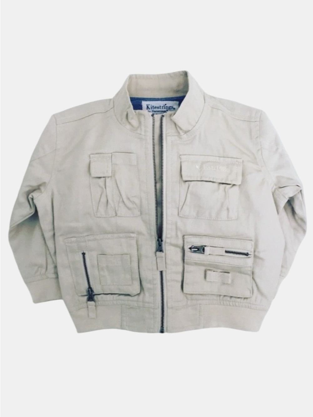 Kitestrings by Hartstrings Toddler Boys Khaki Utility Jacket - Neutral